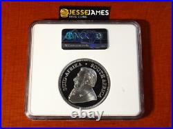 2020 South Africa Proof Silver Krugerrand Ngc Pf70 Ultra Cameo 2 Oz