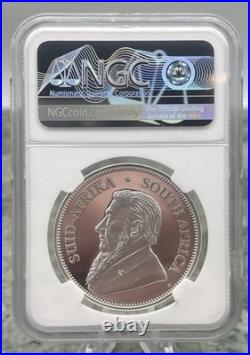 2020 South Africa Silver Krugerrand NGC PF70 UCAM First Day Signed