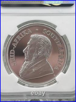 2020 South Africa Silver Krugerrand NGC PF70 UCAM First Day Signed