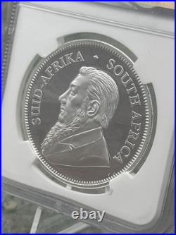 2020 South Africa Silver Krugerrand NGC PF70 UCAM First Day Signed