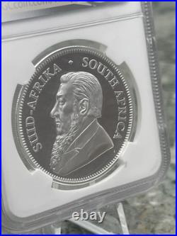 2020 South Africa Silver Krugerrand NGC PF70 UCAM First Day Signed