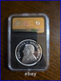 2020 South Africa Silver Krugerrand Proof Rhino Privy FDOI Tumi Tsehlo Signed