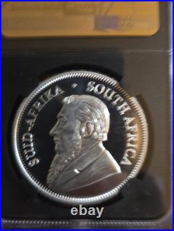 2020 South Africa Silver Krugerrand Proof Rhino Privy FDOI Tumi Tsehlo Signed