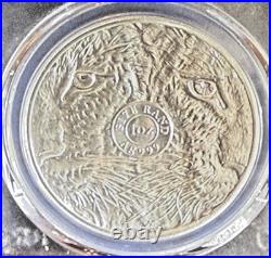 2020 South Africa The Big Five Series 1 Spotted Leopard MS70 silver coin