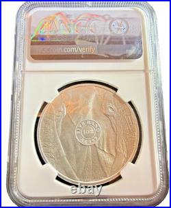 2021 Big 5 Series II Elephant NGC MS70