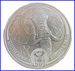 2021 Big 5 Series II Elephant NGC MS70
