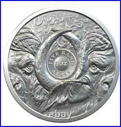2021 Buffalo South Africa Big Five 1 Oz Silver Coin Bu Presale