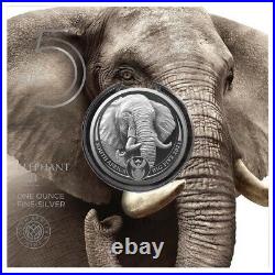 2021 Elephant South Africa Big Five II 1 Oz Silver Coin Bu Presale