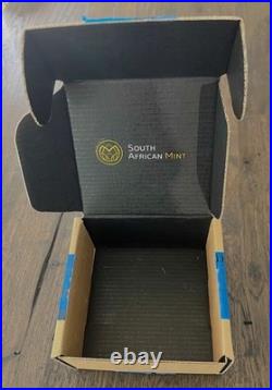 2021 Proof South Africa Silver Krugerrand 2 oz Box, OGP, & COA