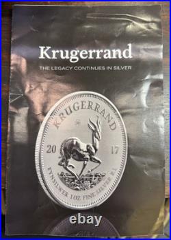 2021 R2 South Africa 2 oz Silver Krugerrand First Releases NGC PF 70 UCAM Coin