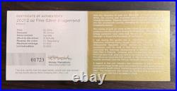 2021 R2 South Africa 2 oz Silver Krugerrand First Releases NGC PF 70 UCAM Coin