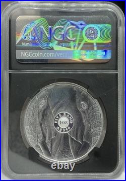 2021 S South Africa Big 5 Series Elephant 1 oz Silver Coin PF70 UCAM NGC