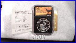 2021 S South Africa NGC PF70 UCAM Silver 1 Oz. Krugerrand FIRST RELEASE COIN