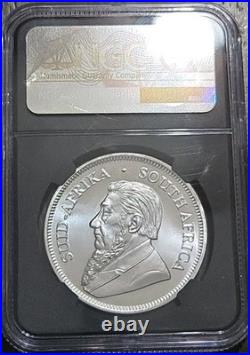 2021 Silver Krugerrand 1oz NGC MS69 South Africa BU Coin