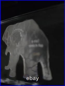 2021 Solomon Islands Animals of Africa 1 oz Silver Elephant Shaped Coin in OGP