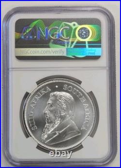 2021 South Africa 1 Rand Krugerrand 1 oz. 999 Silver NGC MS69- Z666