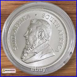 2021 South Africa 1 oz. 999 Silver Krugerrand In Capsule Brilliant Uncirculated