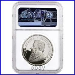 2021 South Africa 1 oz Silver Krugerrand Proof R1 Coin NGC PF70UC FDI South A