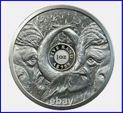 2021 South Africa Big 5 BIG FIVE Buffalo 1 oz Silver Proof R5 Coin 3000 MINTED