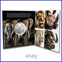 2021 South Africa Big Five (5) Elephant 1 oz BU Silver Coin - in blister pack