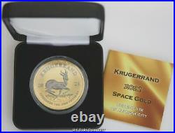 2021 South Africa Krugerrand 1 oz Silver Space Gold Edition Coin