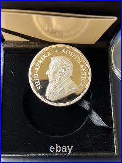 2021 South Africa Krugerrand 2 oz. 999 Proof Silver Coin in OGP