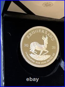 2021 South Africa Krugerrand 2 oz. 999 Proof Silver Coin in OGP