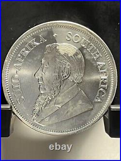 2021 South Africa Silver Krugerrand 1 OZ Gem Brilliant Uncirculated Mint State