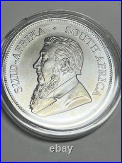 2021 South Africa Silver Krugerrand 1 oz. 999 Fine Silver Coin Capsule