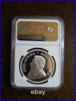 2021 South Africa Silver Krugerrand Proof Buffalo Privy FDOI PF70
