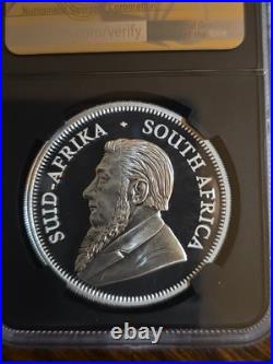 2021 South Africa Silver Krugerrand Proof Elephant Privy FDOI PF70