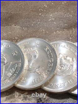 2021 South African Silver Krugerrand 1 Oz. 999 Fine Silver Bullion Coin Lot 8 Oz