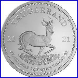 2021 South African Silver Krugerrand 1 oz Coin Lot of 5