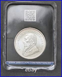 2022 MINTSEALED 1 OZ SOUTH AFRICAN. 999 Fine SILVER KRUGERRAND BU MintDirect