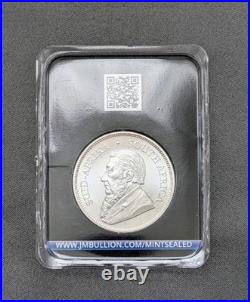 2022 MINTSEALED 1 OZ SOUTH AFRICAN. 999 Fine SILVER KRUGERRAND BU MintDirect