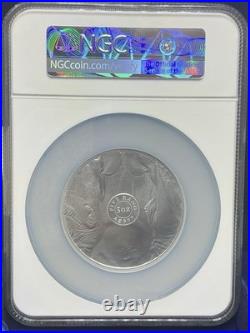 2022 NGC MS70 UCAM South Africa 5 oz Silver Rhino Big Five Series II Coin