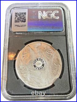 2022 S. Africa Big 5 Series II Lion First Releases NGC PF 70 Ultra Cameo FDOI