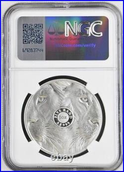 2022 Silver BIG 5 LION NGC PF 70 South Africa proof R5 BIG FIVE SERIES II