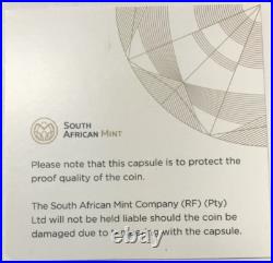 2022 South Africa 1oz. 999 Silver Krugerrand NGC PF70 Ultra Cameo with COA