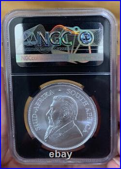 2022 South Africa 1oz Silver Krugerrand NGC MS70 First Day Of Production