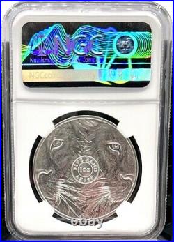2022 South Africa 5 Rand Big 5 Lion 1 oz Silver Coin NGC MS 70
