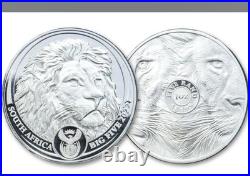2022 South Africa Big5 II LION 1oz Silver Coin NGC MS 70 Black Core 3k MINT