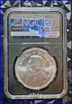 2022 South Africa Silver Krugerrand 1 oz. 999 Silver NGC Gem Uncirculated