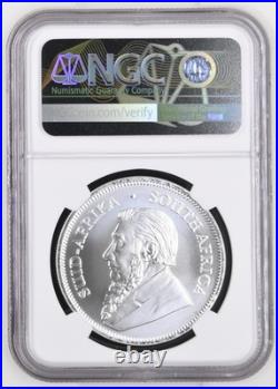 2022 South Africa Silver Krugerrand 1 oz NGC MS69 Brown Label