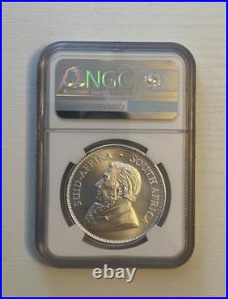 2023 S. Africa S1KR 1oz Krugerrand Silver Coin NGC MS70