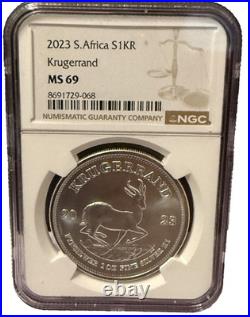 2023 S. Africa S1KR Krugerrand NGC MS69