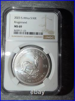 2023 S. Africa S1 KR KRUGERRAND MS-69 NGC