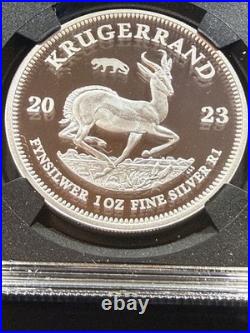 2023 S. African KRUGERRAND WithLeopard Privy. BIG 5 COIN NGC PF70 Ultra Cameo