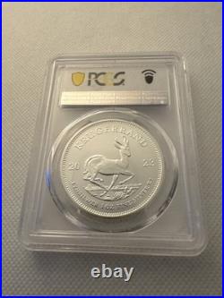 2023 Silver South Africa Krugerrand 1 oz Rand PCGS MS 69