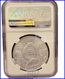 2023 South Africa 1-Oz Silver Big 5 Series lll Buffalo PROOF NGC MS70